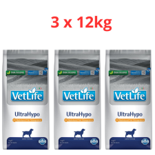 VetLife Vet Life Dog UltraHypo 3x12kg kutyaeledel