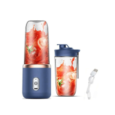  Vezeték nélküli mini turmix, dupla pohárral - Kék turmixgép