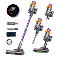  Vezeték nélküli porszívó, erős szívás, felhasználóbarát érintőképernyő, LILA porszívó