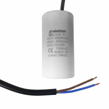 Vezetékkondenzátor CBB60 50µF 50x95mm 450V, Elefant villanyszerelés