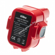 VHBW Helyettesítő akku Makita 6226DW típus 192596-6 Ni-MH, 9.6V, 3000mAh barkácsgép akkumulátor
