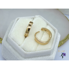  Via antiallergén kiskarika fülbevaló női-férfi-18K fülbevaló