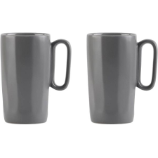 VIALLI DESIGN , kerámia, 330 ml, 2 darab, szürke _ FUORI 30077 bögrék, csészék