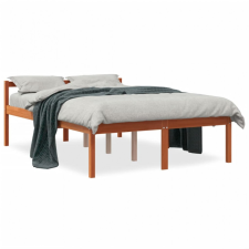  Viaszbarna tömör fenyőfa időseknek való ágy 120 x 190 cm ágy és ágykellék