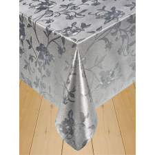  Viaszos vászon méterben 140cm széles Lux futó rózsa ezüst lakástextília