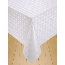  Viaszos vászon méterben 140cm széles Star rombusz mintás fehér lakástextília