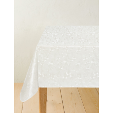  Viaszos vászon méterben 140cm széles Star szirom virág fehér lakástextília