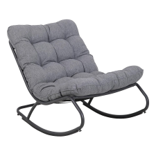  Vibe kerti hintaszék szürke párnával kerti bútor