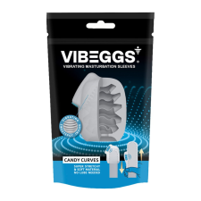 VIBEGGS VIBEGGS - Candy Curves - Vibrating Masturbation Sleeve - White maszturbátor