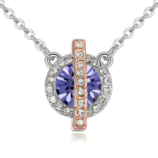 Vibrant Hope - Swarovski kristályos nyaklánc - lila nyaklánc
