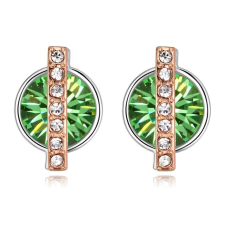  Vibrant hope - zöld- Swarovski kristályos fülbevaló fülbevaló