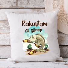Vicces ajándék horgásznak - Rákaptam a sörre lakástextília