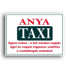  Vicces Anya taxi rendszámtábla