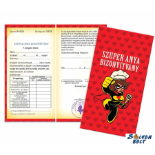  Vicces bizonyítvány, Szuper anya ajándéktárgy