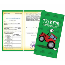  Vicces bizonyítvány, Traktor vezetői ajándéktárgy