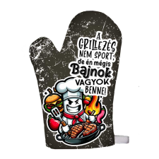  Vicces edényfogó kesztyű, grillezés bajnoka lakástextília