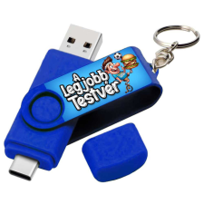 Vicces Egyedi Pendrive - 16 GB - kék - A Legjobb Testvér pendrive