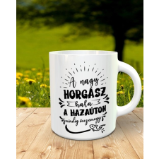 Vicces horgász ajándék - A nagy horgász hala bögre bögrék, csészék