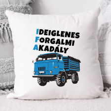  Vicces IFA párna - Forgalmi akadály lakástextília
