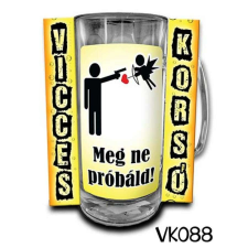  Vicces korsó Meg ne próbáld! sörös pohár