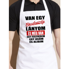 Vicces kötény apáknak - Csodaszép lányom van lakástextília