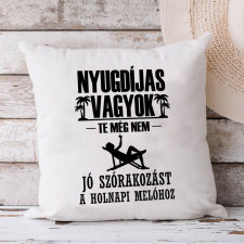 Vicces nyugdíjas párna - Jó szórakozást lakástextília