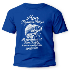  Vicces póló több színben, Apa terápiás pólója ajándéktárgy