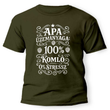  Vicces póló több színben, Apa üzemanyaga ajándéktárgy