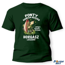  Vicces póló több színben, Ponty, harcsa, keszeg ajándéktárgy