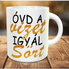Vicces sörös bögre - Óvd a vizet igyál sört bögrék, csészék
