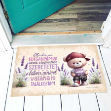 Vicces színes lábtörlő, Amikor édesanyámra nézek lakástextília