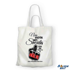  Vicces vászontáska, Nem vagyok antiszociális ajándéktárgy