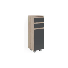 Vicco J-Shape midi szekrény, 95 cm, antracit-sonoma fürdőszoba bútor