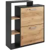  Vicco Orlando arany tölgy/antracit cipőszekrény – 80 × 90 × 24,2 cm