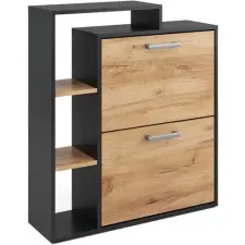  Vicco Orlando arany tölgy/antracit cipőszekrény – 80 × 90 × 24,2 cm bútor