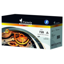 VICTORIA 728 Lézertoner i-SENSYS MF4410, 4430, 4450 nyomtatókhoz, VICTORIA fekete, 2,1k nyomtatópatron & toner