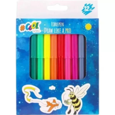 VICTORIA Cool by Victoria: Filctoll készlet - 12 színű filctoll, marker