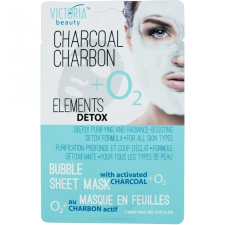 VICTORIA ELEMENTS DETOX habzó maszk- mélytisztító, aktív szénnel 20g arcpakolás, arcmaszk