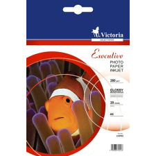 VICTORIA Fotópapír "Executive" tintasugaras 10x15cm 260g 20db magasfényű (LVIP02) (LVIP02) fotópapír