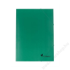 VICTORIA Gumis mappa, karton, A4, VICTORIA, zöld (IDPG03)