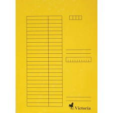 VICTORIA Gyorsfűző, karton, A4, VICTORIA, sárga lefűző