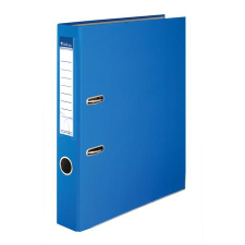 VICTORIA Iratrendező, 50 mm, a4, pp/karton, élvédő sínnel, victoria office, &quot;basic&quot;, kék gyűrűskönyv