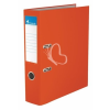 VICTORIA Iratrendező, 75 mm, A4, PP/karton, VICTORIA, "Basic", narancs