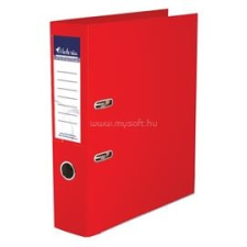 VICTORIA Iratrendező, 75 mm, A4, PP/PP, élvédő sínnel, "Premium", piros (CW_45162) gyűrűskönyv