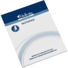 VICTORIA jegyzettömb A7, 5x50 lap, sima (LL06) (LL06) jegyzettömb