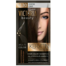  VICTORIA Keratin Therapy Hajszínező Sampon 40ml &#8211; V30 Kávébarna hajfesték, színező