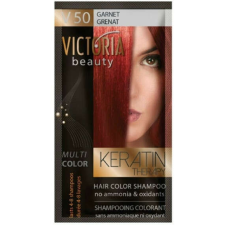  VICTORIA Keratin Therapy Hajszínező Sampon 40ml –; Gránátvörös sampon