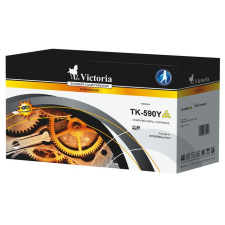 VICTORIA (Kyocera TK590Y) Toner Sárga (TOKYTK590YV) nyomtatópatron & toner