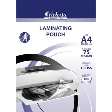 VICTORIA meleglamináló fólia, 75 mikron, A4, fényes (ILKVF754) (ILKVF754) lamináló fólia