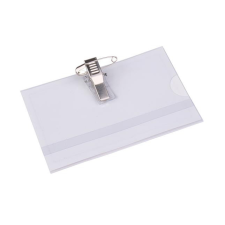 VICTORIA Névkitűző, csíptetővel és tűvel, 88x54 mm, VICTORIA OFFICE névkitűző